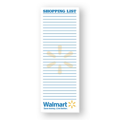 4" x 11" Memo Notepad 50 Sheets Custom Printed