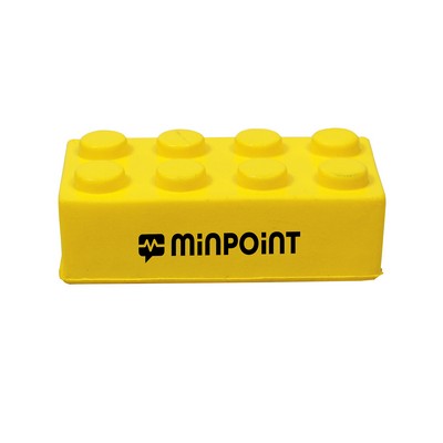 Construction Building Block Shape Stress Ball