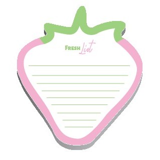 Die-Cut Sticky Note Pad | Extra Large | 6" x 6", 5" x 7" or 4" x 8"| 50 Sheets