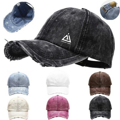 Washed Cap Baseball Caps Unisex