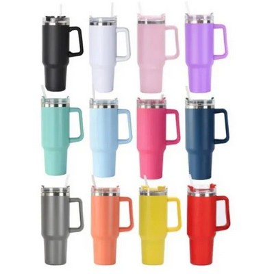 40 Oz. Insulated Stainless Steel Mug -Durable Travel Tumbler