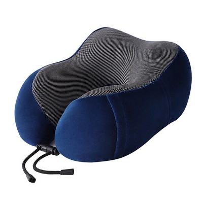 100% Certified Memory Foam Ergonomic Travel Neck Pillow