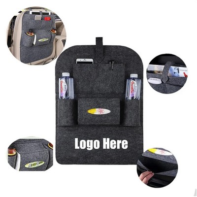 Custom Felt Car Seat Organizer