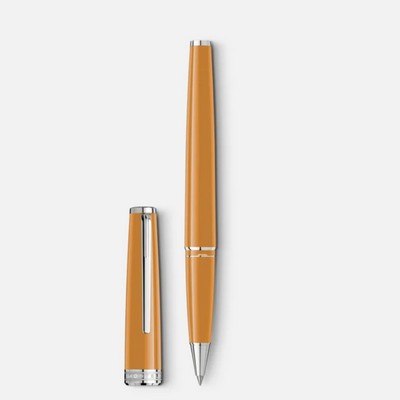 Luxury Line Montblanc Pix Orange Rollerball with Platinum Attachments