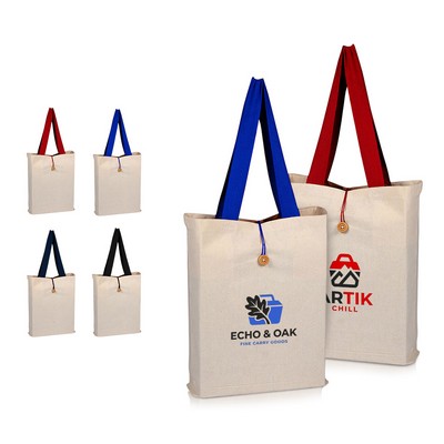 ButtonUp Heavyweight Canvas Gusset Tote
