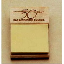 Birch Post-it Note Holder (2k) (2.7"x2"/ 1 1/2"x2" )
