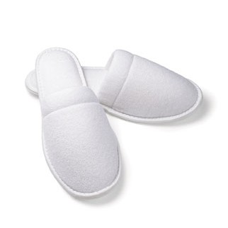 OSFA Unisex Closed Toe Terry Slipper w/EVA Sole (Overseas - Embroidered)