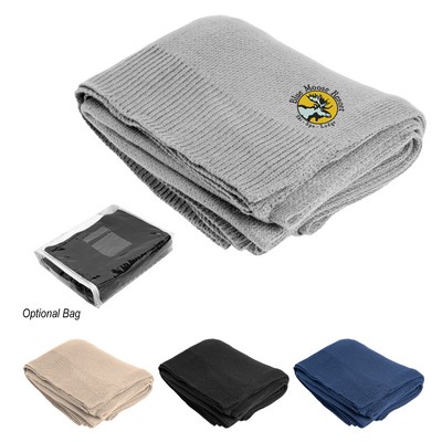 Sinclair Soft Knit Throw Blanket
