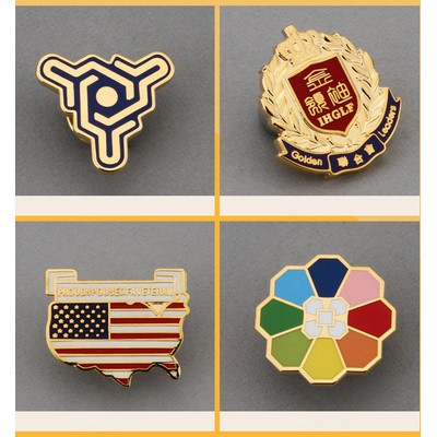 Custom 1 3/4" Cloisonné Enamel Lapel Pins