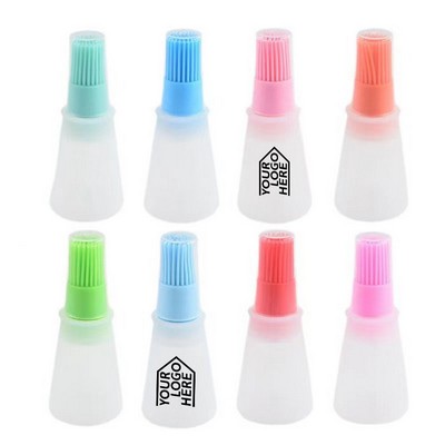 Silicone Oil Bottle with Brush