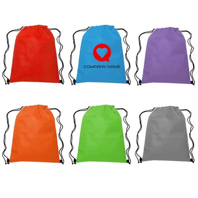 Non-Woven Drawstring Backpack (80GSM, Adjustable Closure)