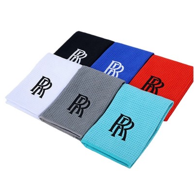 Waffle Microfiber Golf Towel