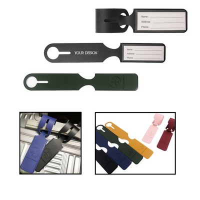 PU Leather Luggage Tag