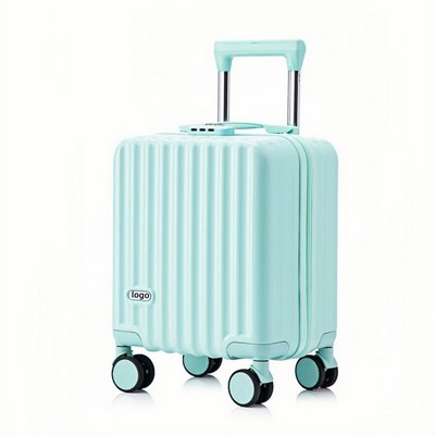 Custom 14" Mini Carry On Luggage for Kids and Travelers with Multi Use Design