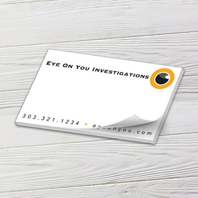 Full-Color Notepads - 100 Sheets (5" x 3")
