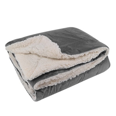 Micro Mink Oversized Sherpa blanket