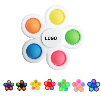 5 Fingers Toys Push Bubble Fidget Spinner