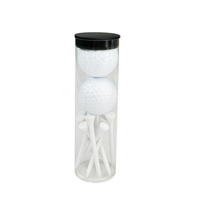 Personalized Golf Ball and Tee Set