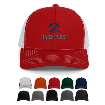 Benchmark 6-Panel Mesh Snapback Cap