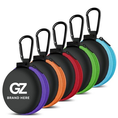 Round EVA Electronic Organizer Case