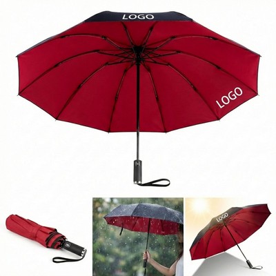 46" Arc Auto-open Inverted Folding Umbrella