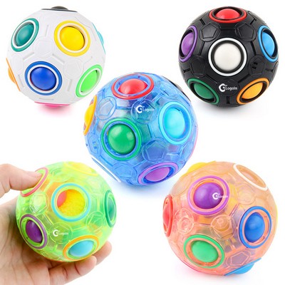 Magic Rainbow Puzzle Ball Fidget Toy