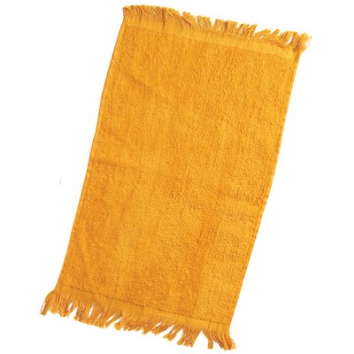 Q-Tees¨ Fringed Fingertip Towel (Blank)