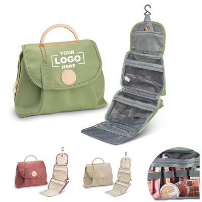 Foldable Travel Toiletry and Makeup Bag