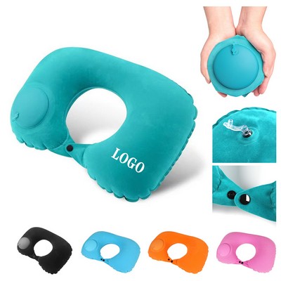 U-shaped inflatable TPU pillow