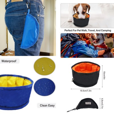Collapsible Travel Dog Bowl