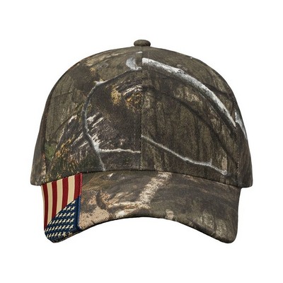 Kati Camo Woven USA Flag Cap