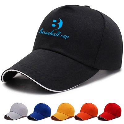 Structured 5 Panel Sandwich Baseball Caps