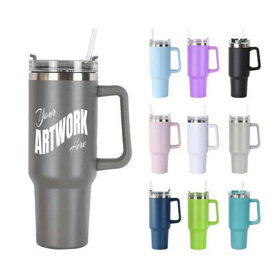 40 OZ Stainless Steel Insulated Tumbler Double Wall Travel Mug
