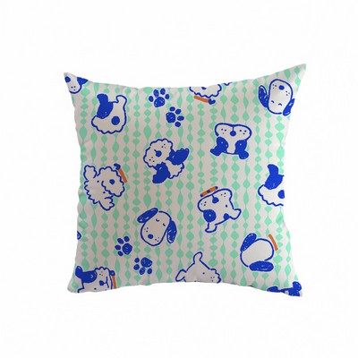 Customizable Velvet 2-in-1 Pillow Blanket (15.7x15.7 Inches) – Full-Color Printable