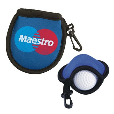 Full Color Neoprene Golf Ball Pouch