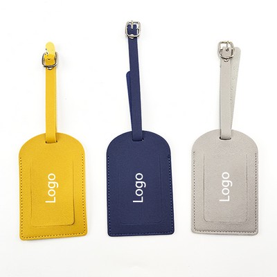 PU Leather Luggage Tag