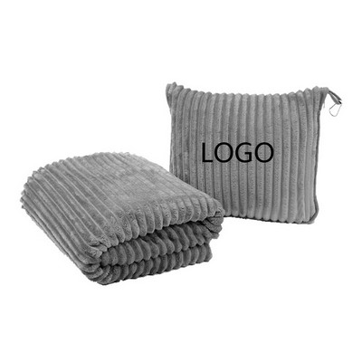 2-in-1 Multifunctional Travel Airplane Blanket