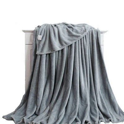 Customized LOGO Soft Polar Fleece Blanket