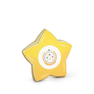 Custom Shaped Iced Logo Shortbread Cookies (Medium)