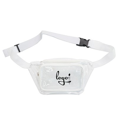 Clear Crossbody Fanny Pack – Water-Resistant Belt Bag