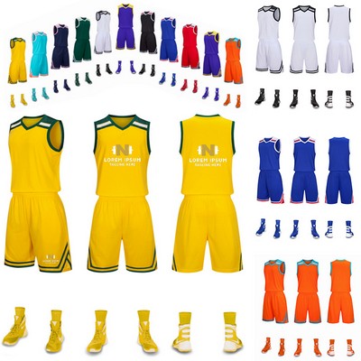 Custom School Adult Basketball Uniforms Team Jerseys