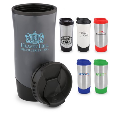 16 Oz. Wavelength Stainless Steel Tumbler w/Plastic Liner