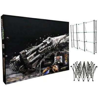 Tension Fabric Event Pop Up Backdrop Booth Frame Display