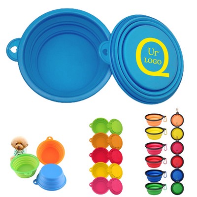 15.21 Oz Silicone Collapsible Pet Bowls