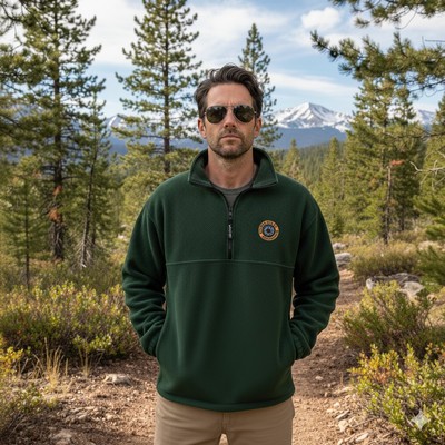 20° Below Unisex ¼ Zip Fleece Pullover Shirt w/Yoke