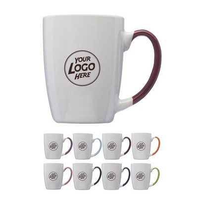 Two-Tone Personalized Coffee Mugs - 12 oz