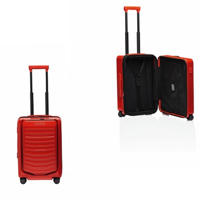 Bric's Porsche Roadster By Bric's 21 Inch Expandable Spinner Luggage - Lava Orange
