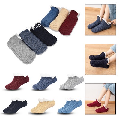 Grip-Enhanced Slipper Socks