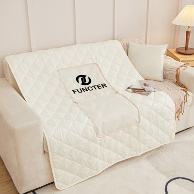 2-in-1 Travel Pillow Blanket – Compact&Convertible