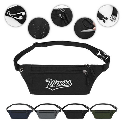 Triple Zippered Fanny/Waist Pack